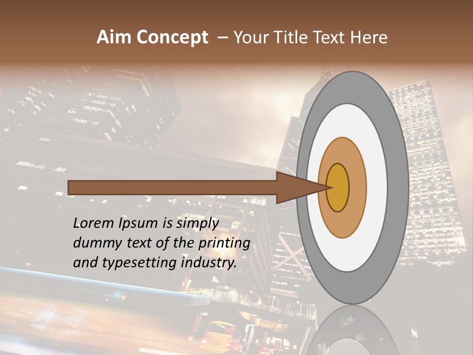 Building Futuri Tic Urban PowerPoint Template
