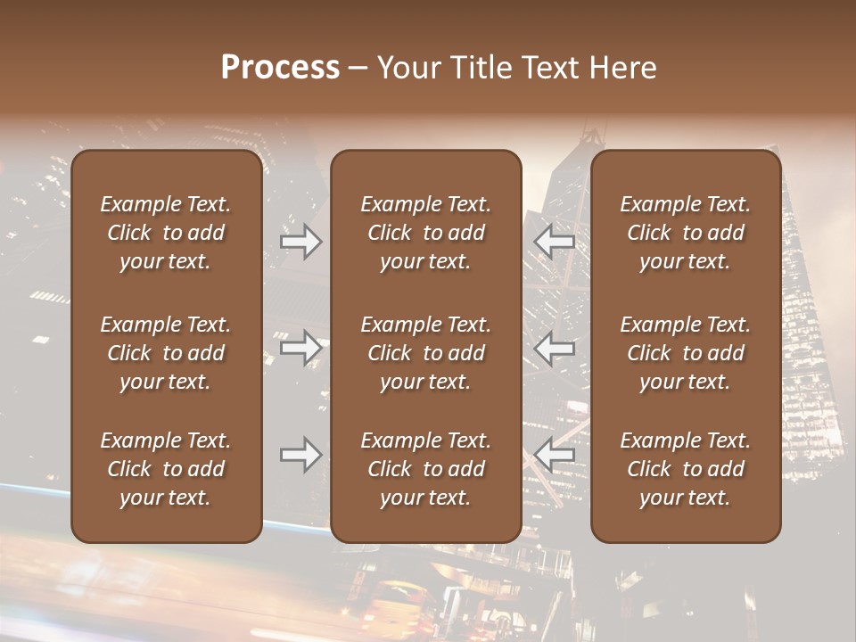 Building Futuri Tic Urban PowerPoint Template