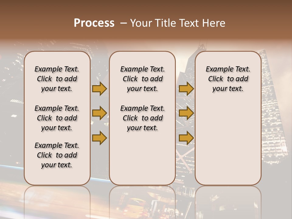 Building Futuri Tic Urban PowerPoint Template