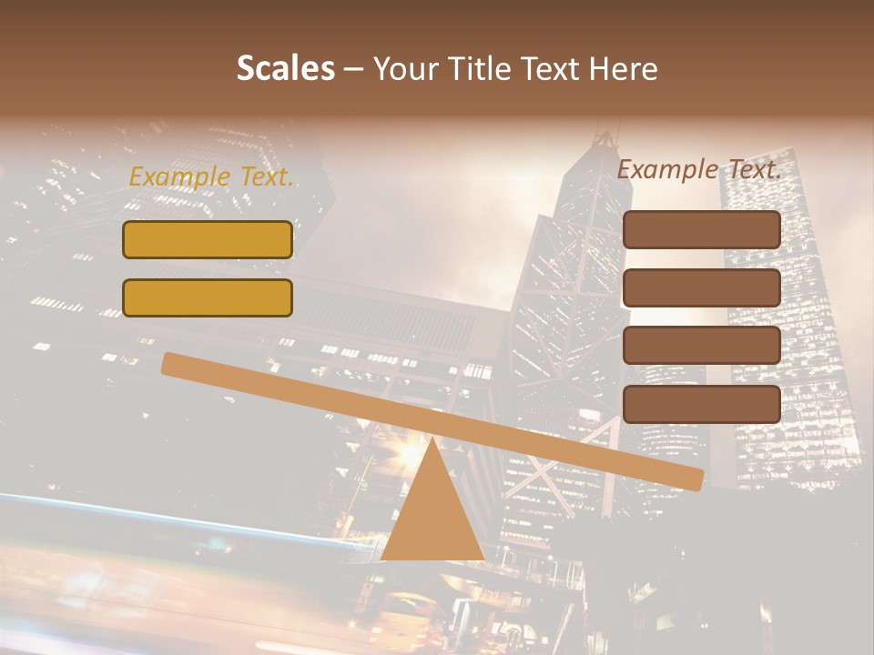 Building Futuri Tic Urban PowerPoint Template