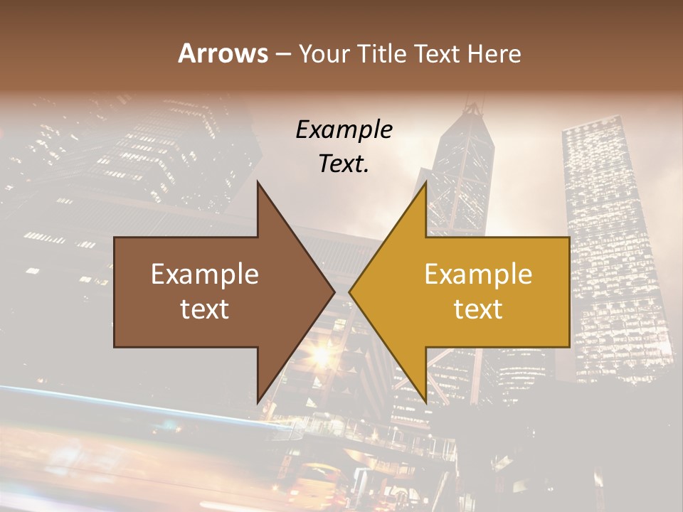 Building Futuri Tic Urban PowerPoint Template
