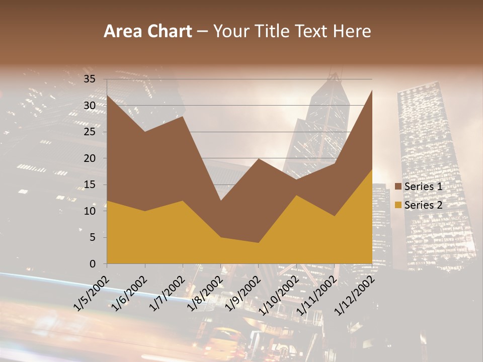 Building Futuri Tic Urban PowerPoint Template