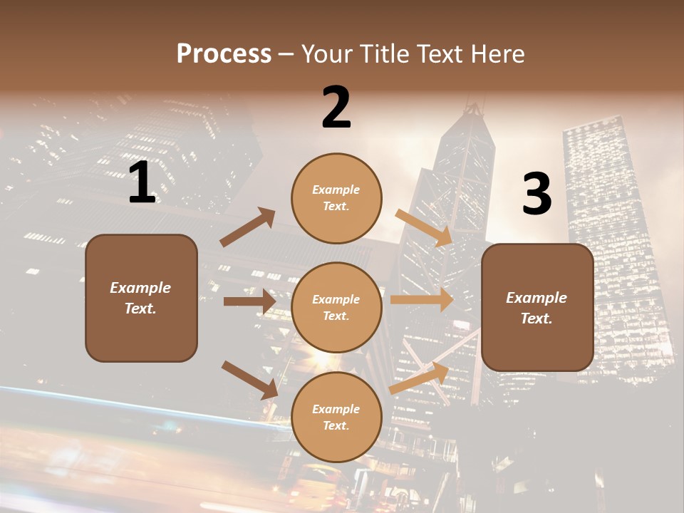 Building Futuri Tic Urban PowerPoint Template