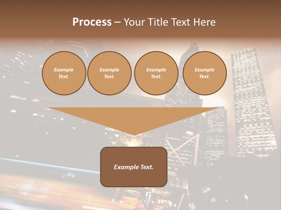 Building Futuri Tic Urban PowerPoint Template