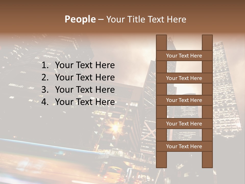 Building Futuri Tic Urban PowerPoint Template
