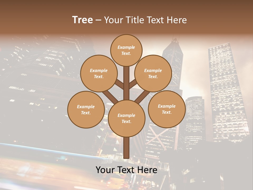 Building Futuri Tic Urban PowerPoint Template