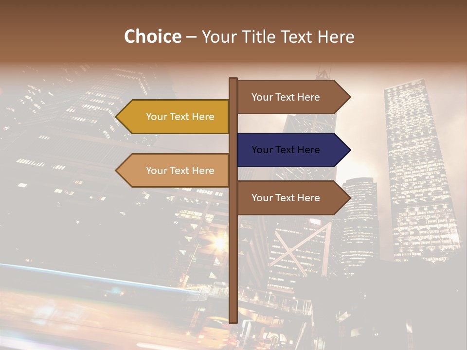 Building Futuri Tic Urban PowerPoint Template