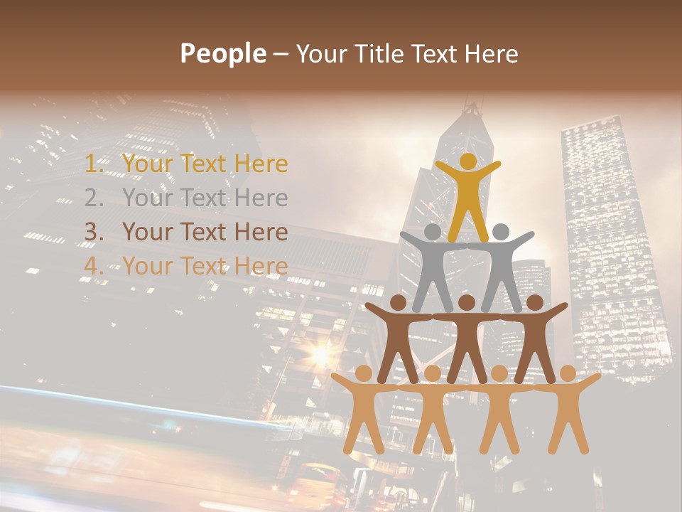 Building Futuri Tic Urban PowerPoint Template