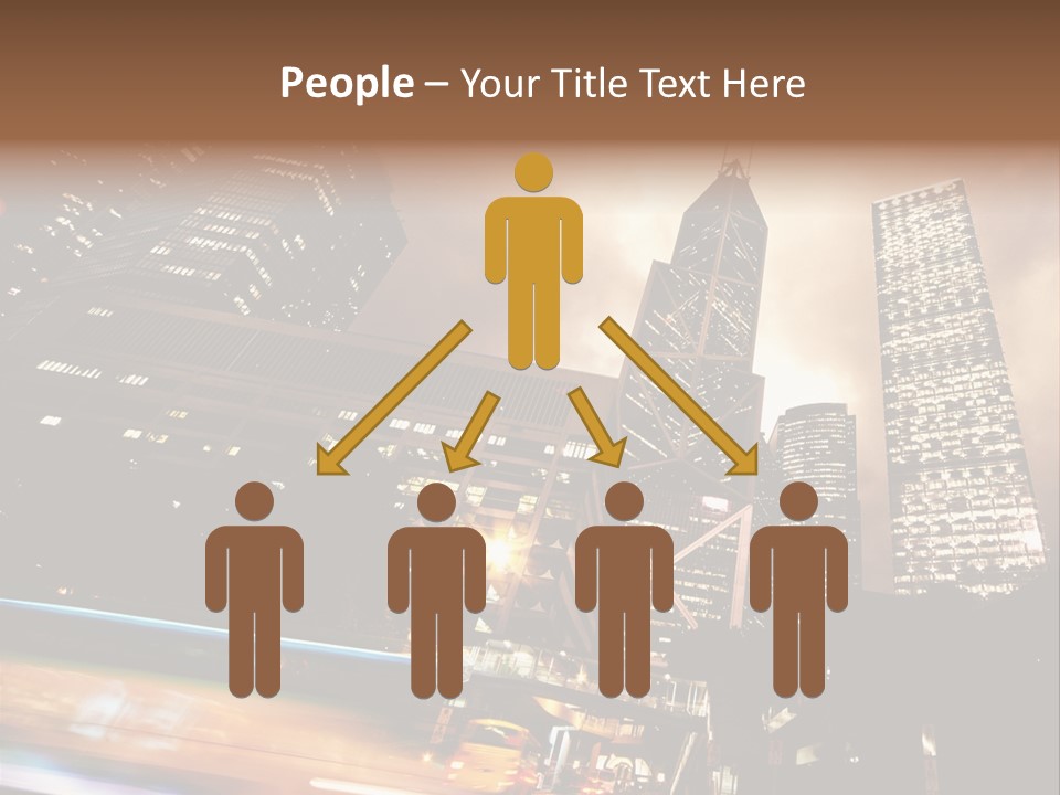Building Futuri Tic Urban PowerPoint Template