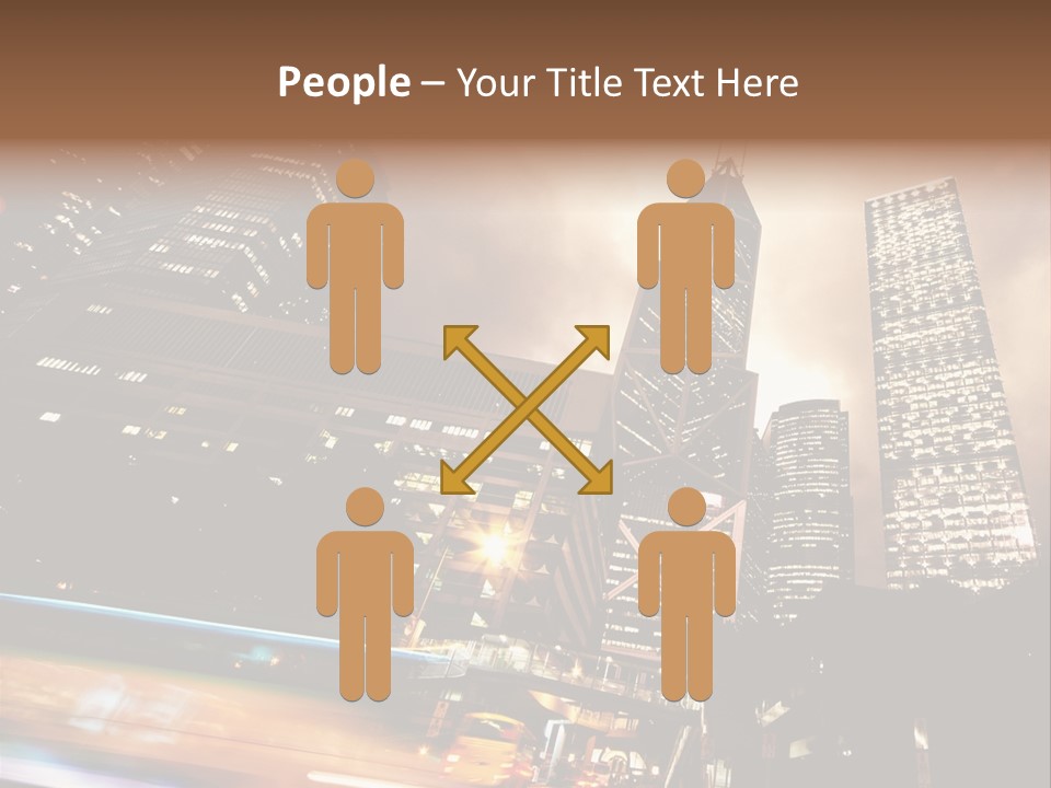Building Futuri Tic Urban PowerPoint Template