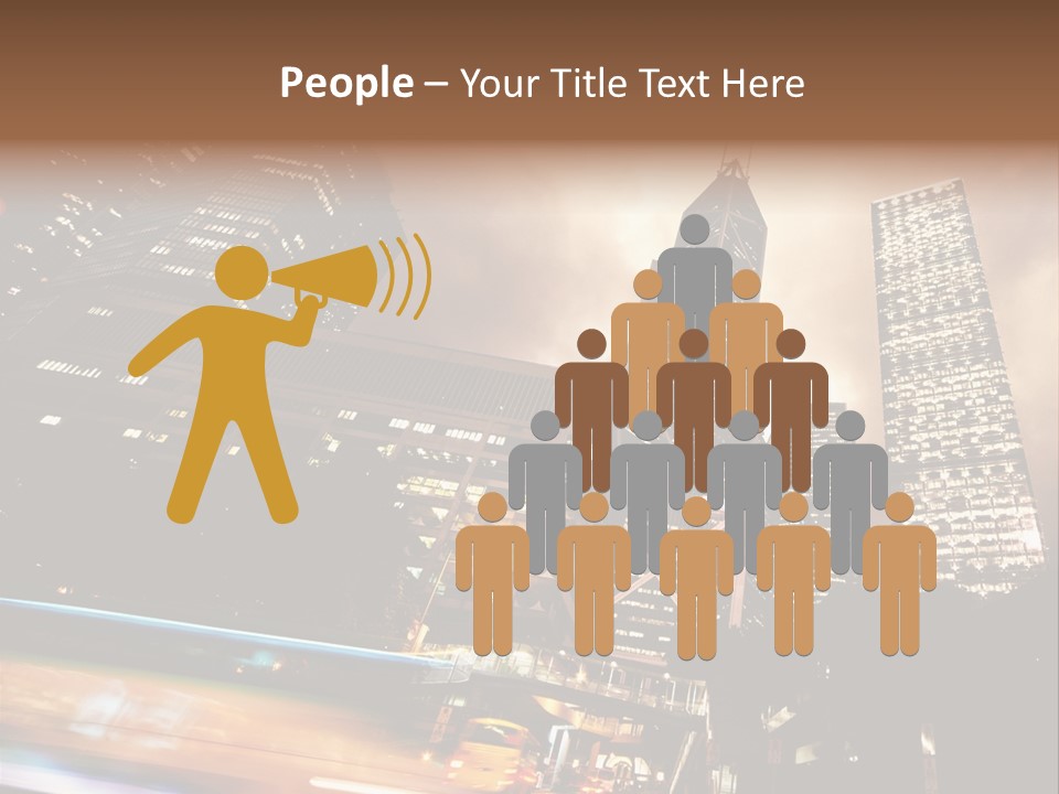 Building Futuri Tic Urban PowerPoint Template