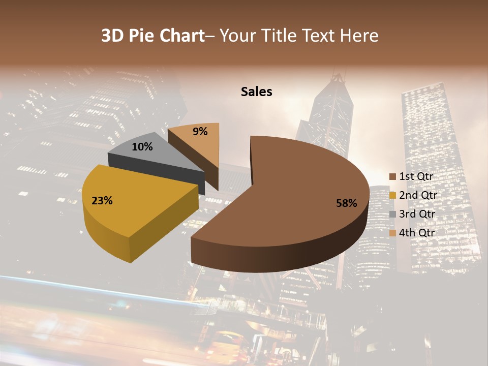 Building Futuri Tic Urban PowerPoint Template