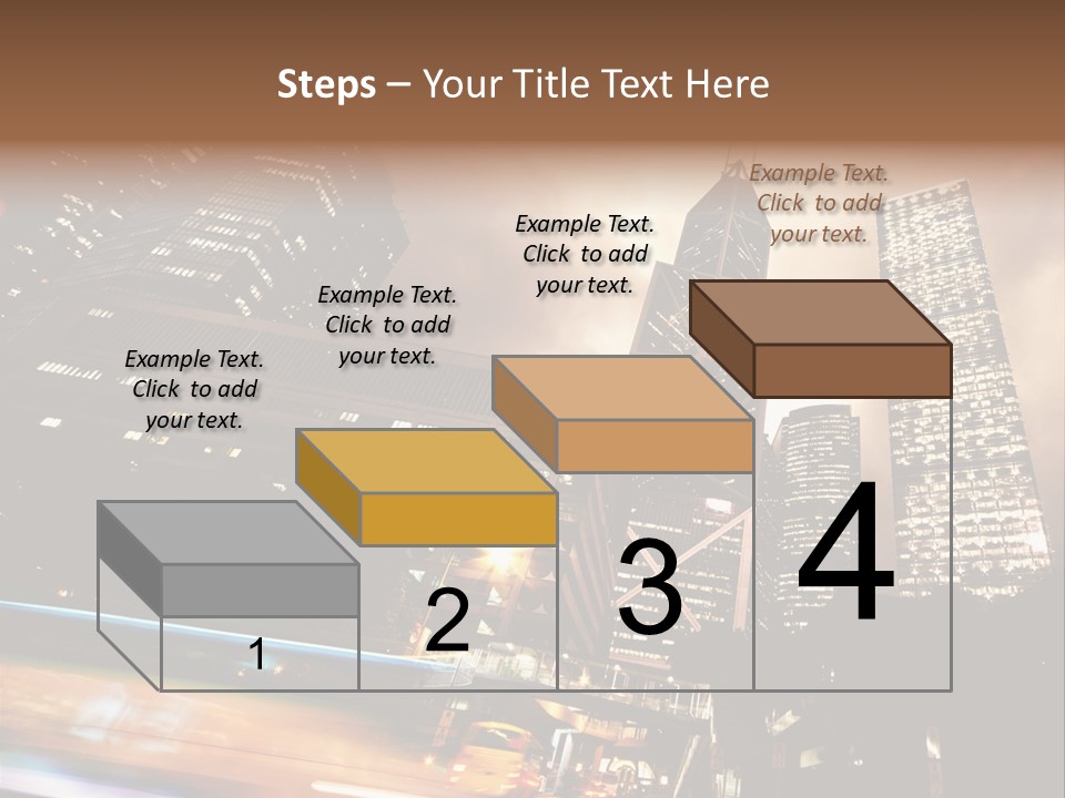 Building Futuri Tic Urban PowerPoint Template