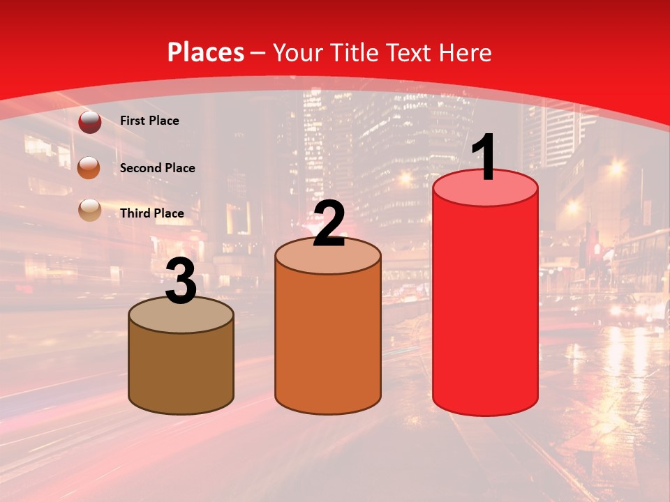 Transport Trail Building PowerPoint Template