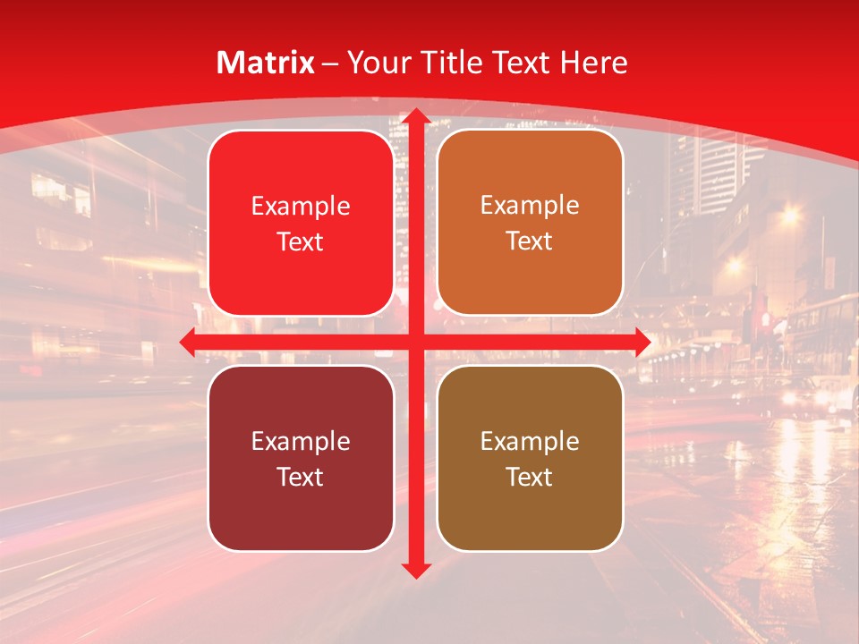 Transport Trail Building PowerPoint Template