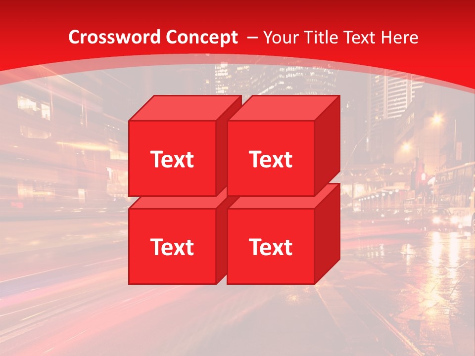 Transport Trail Building PowerPoint Template