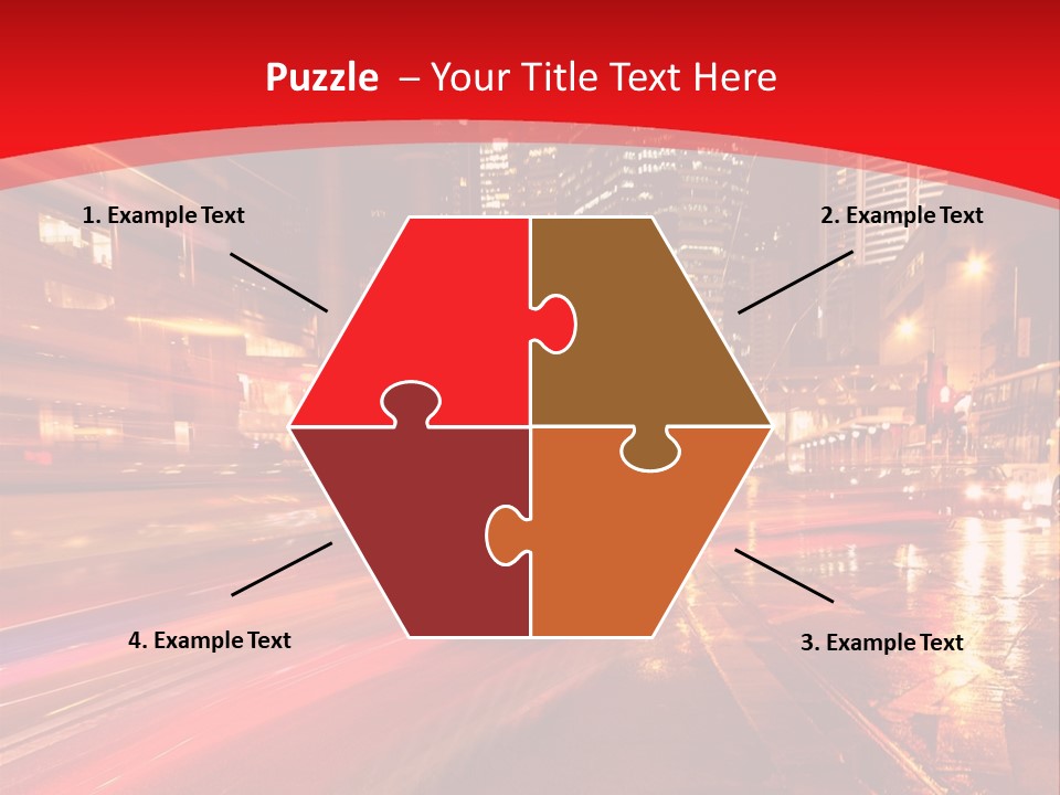 Transport Trail Building PowerPoint Template