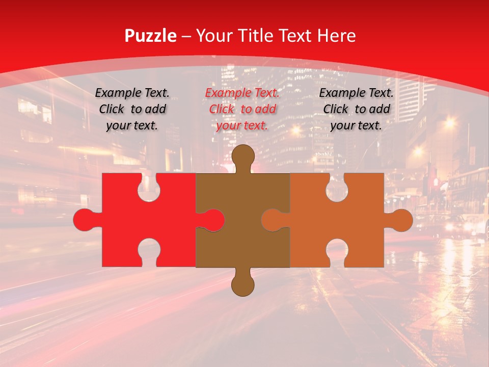 Transport Trail Building PowerPoint Template