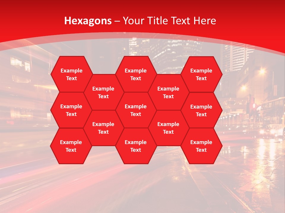 Transport Trail Building PowerPoint Template