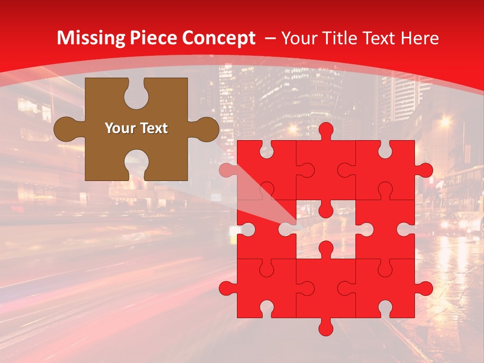 Transport Trail Building PowerPoint Template