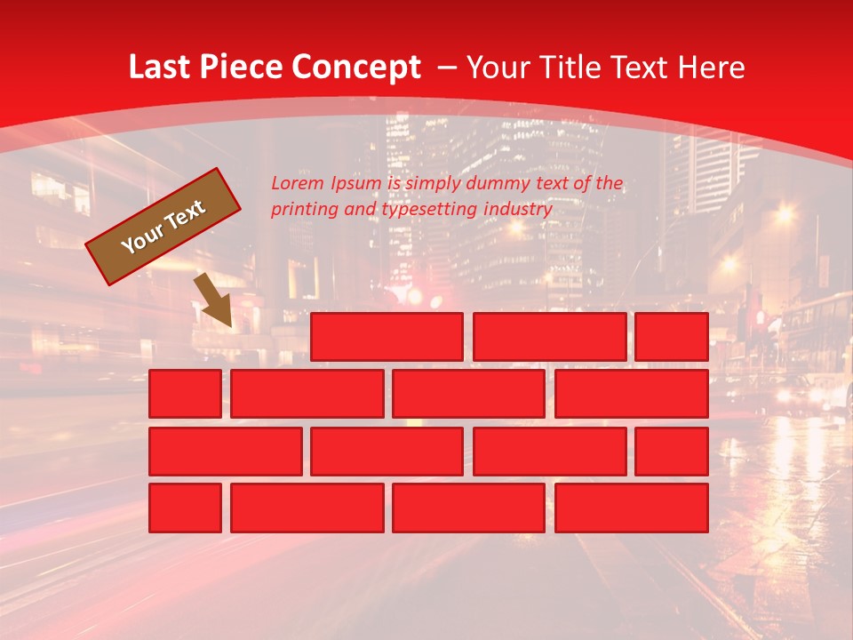 Transport Trail Building PowerPoint Template