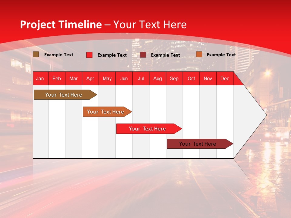 Transport Trail Building PowerPoint Template