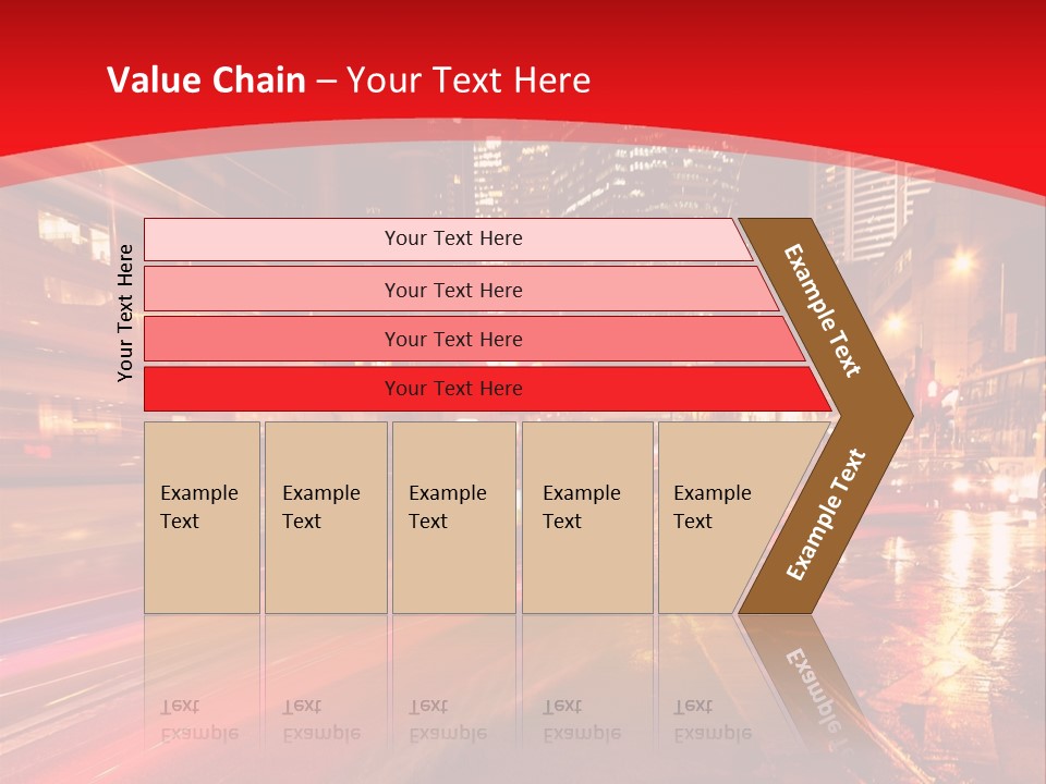 Transport Trail Building PowerPoint Template