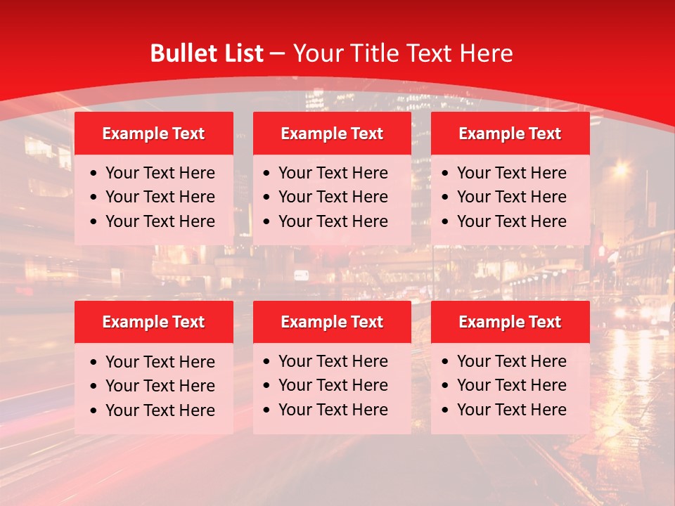 Transport Trail Building PowerPoint Template
