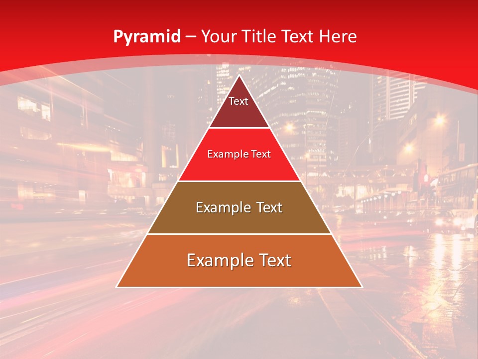 Transport Trail Building PowerPoint Template