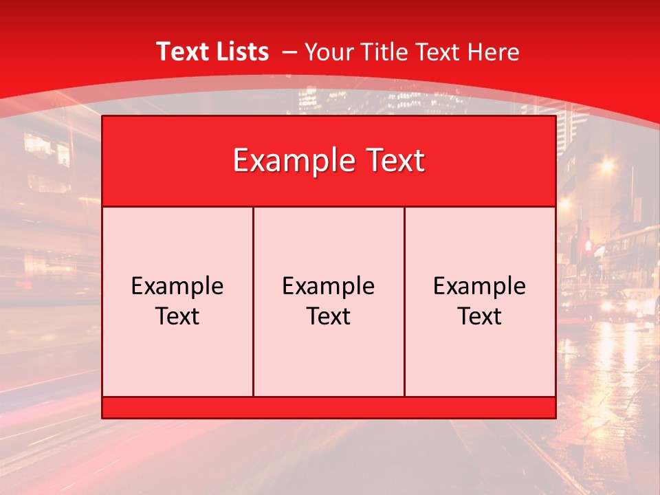 Transport Trail Building PowerPoint Template