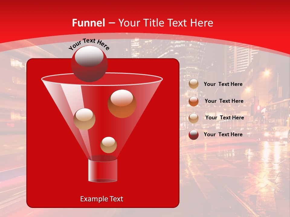 Transport Trail Building PowerPoint Template