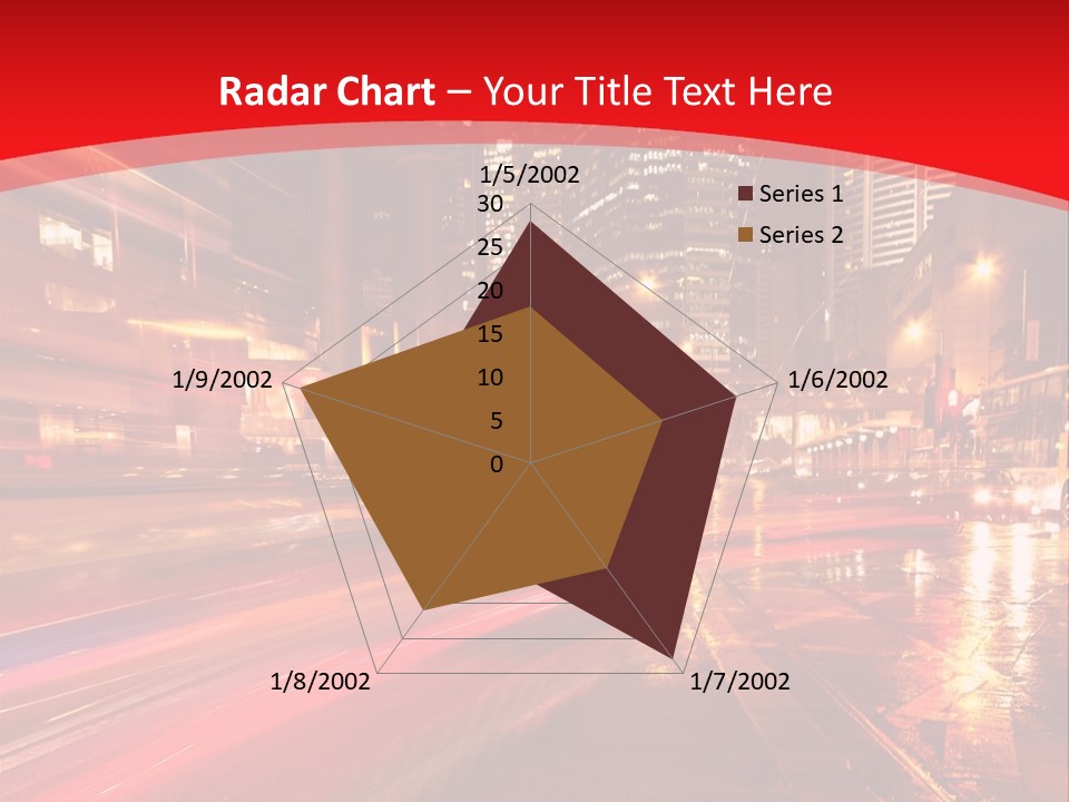 Transport Trail Building PowerPoint Template