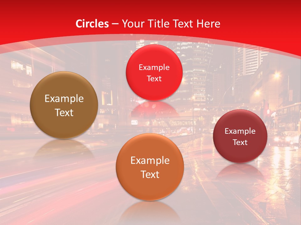 Transport Trail Building PowerPoint Template