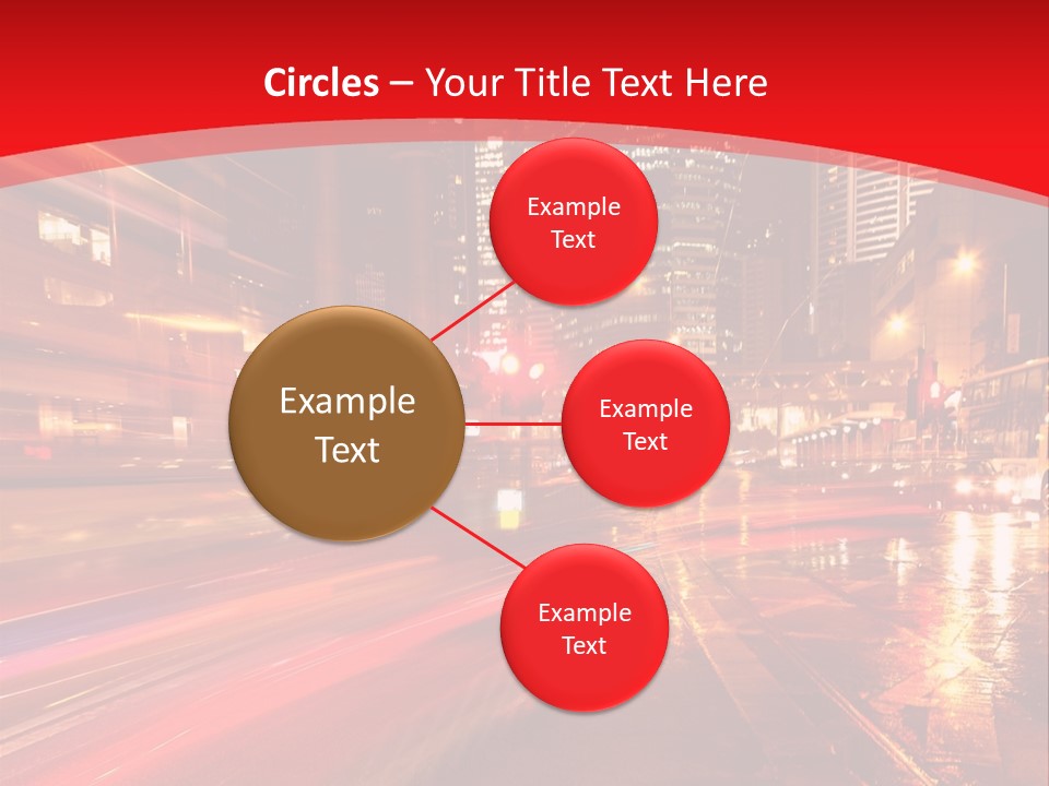 Transport Trail Building PowerPoint Template