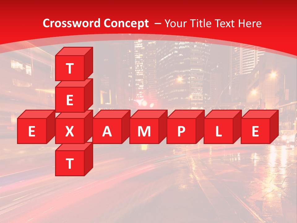 Transport Trail Building PowerPoint Template