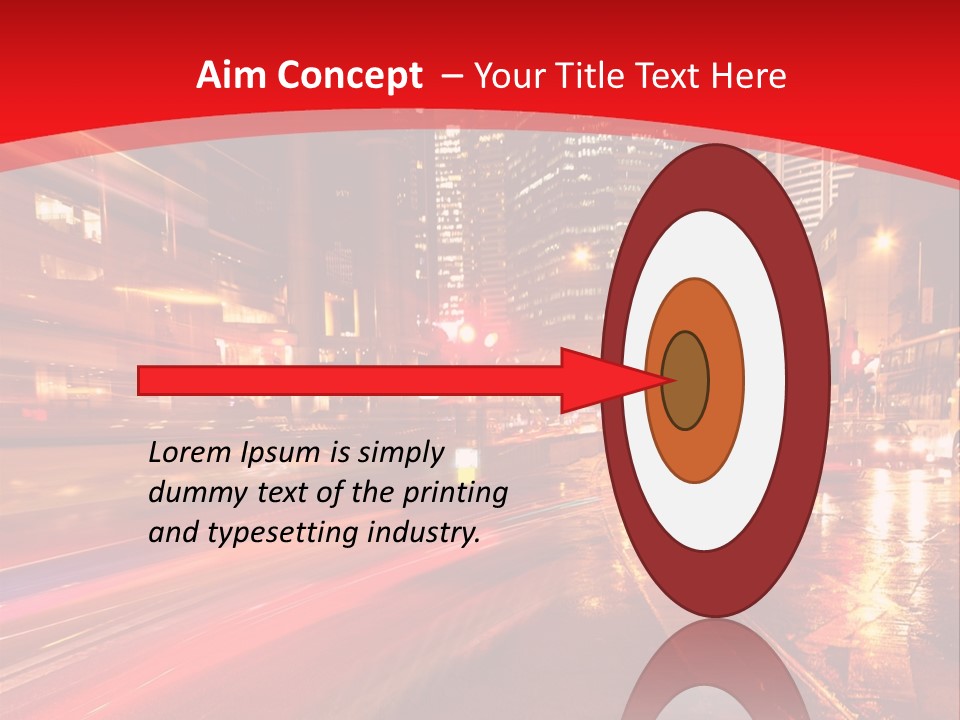 Transport Trail Building PowerPoint Template