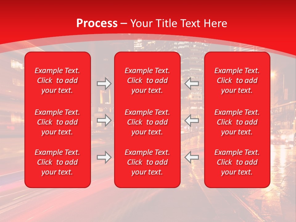 Transport Trail Building PowerPoint Template