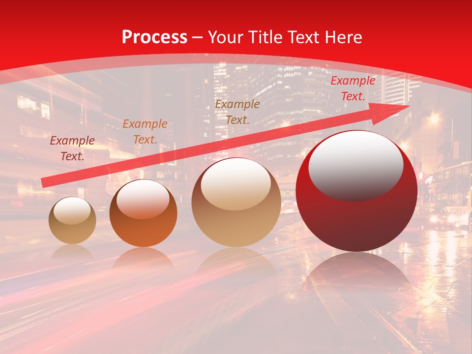 Transport Trail Building PowerPoint Template