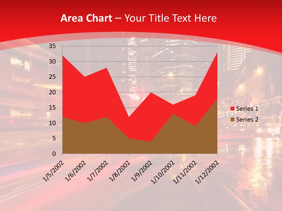 Transport Trail Building PowerPoint Template