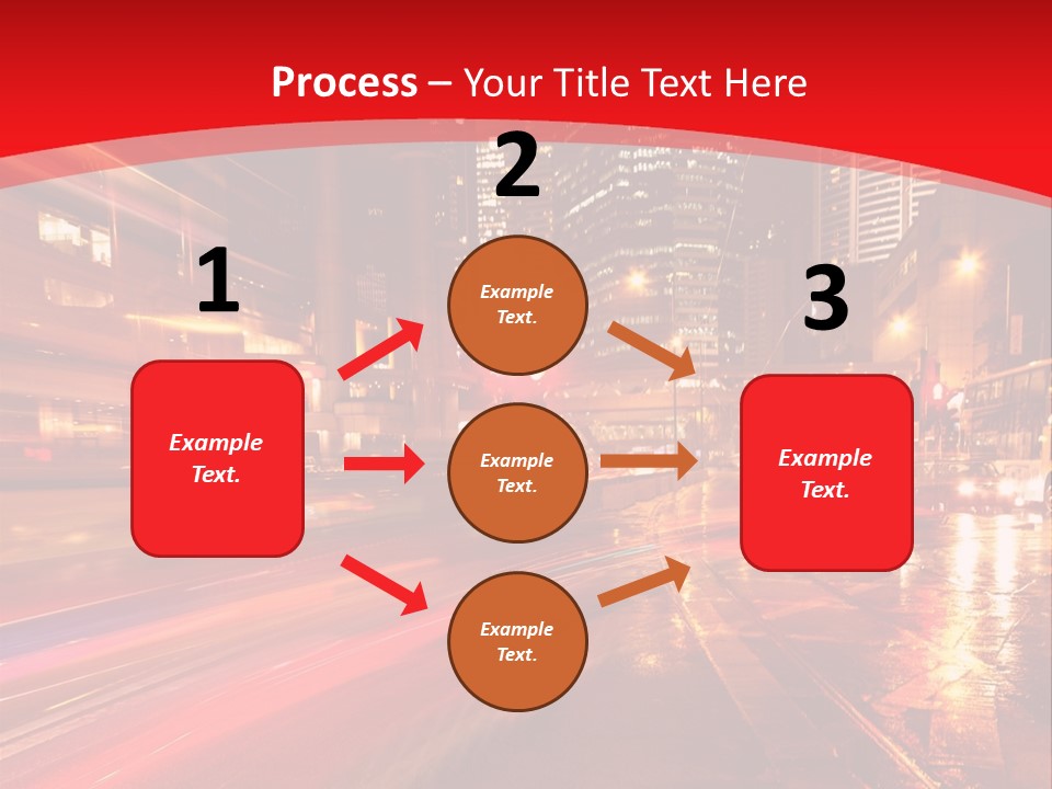Transport Trail Building PowerPoint Template