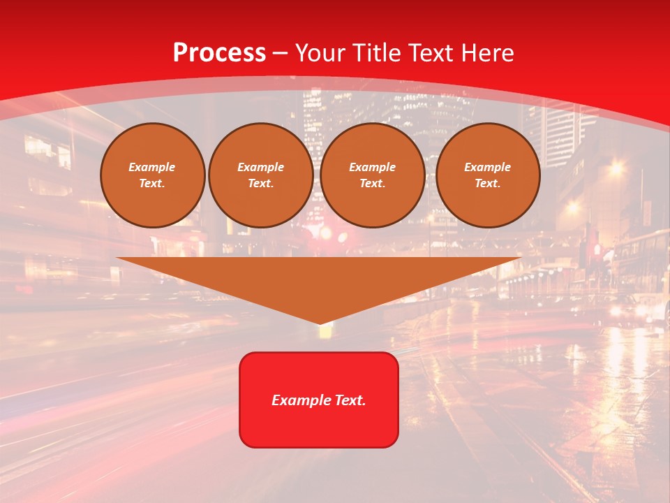 Transport Trail Building PowerPoint Template
