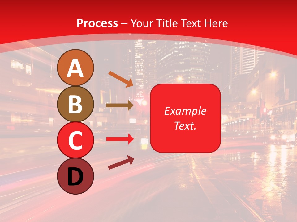 Transport Trail Building PowerPoint Template