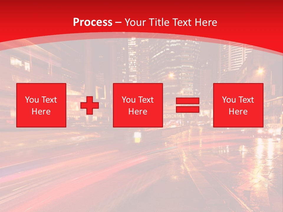 Transport Trail Building PowerPoint Template