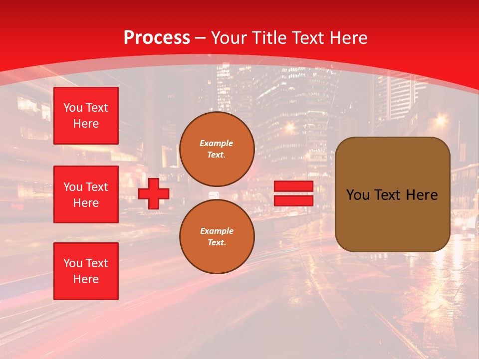 Transport Trail Building PowerPoint Template