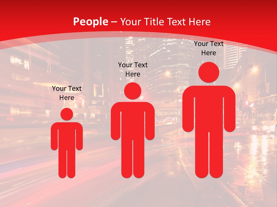 Transport Trail Building PowerPoint Template