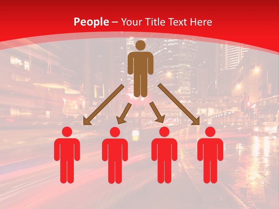 Transport Trail Building PowerPoint Template