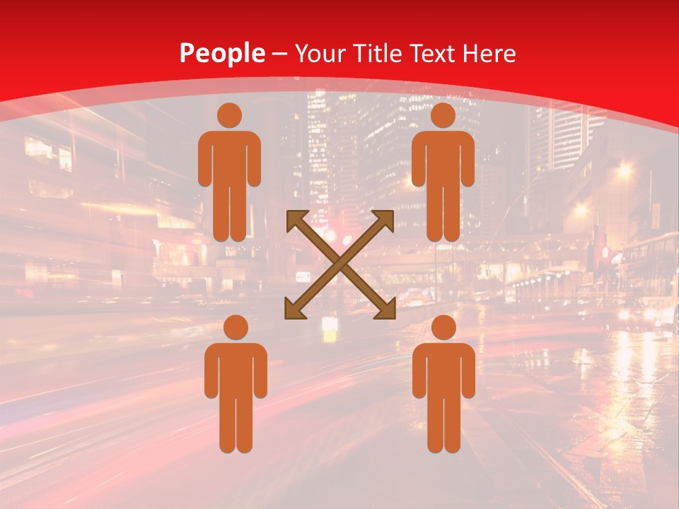 Transport Trail Building PowerPoint Template