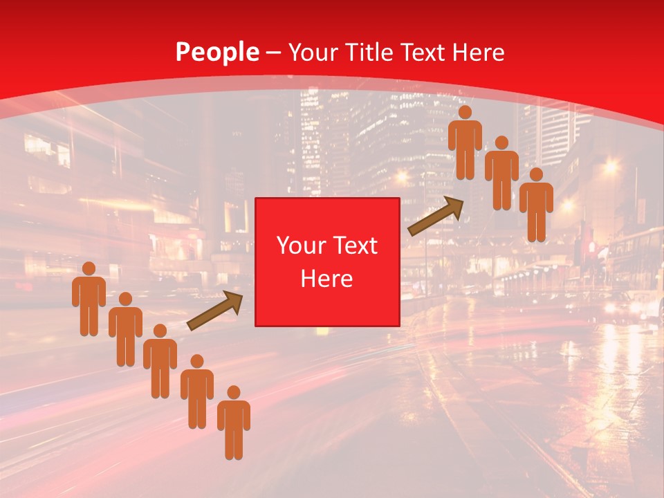 Transport Trail Building PowerPoint Template