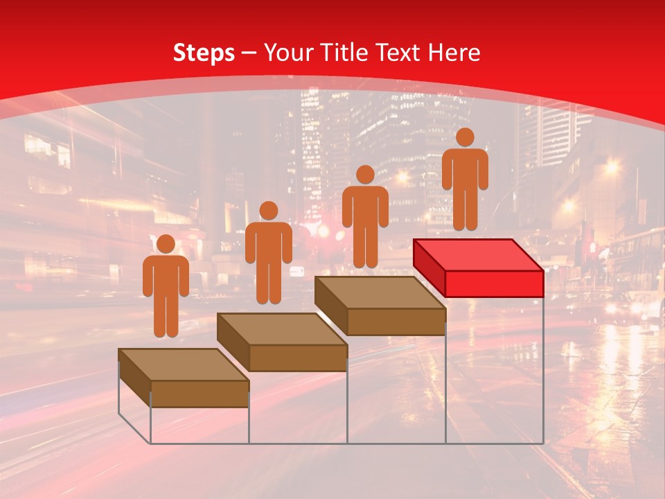 Transport Trail Building PowerPoint Template