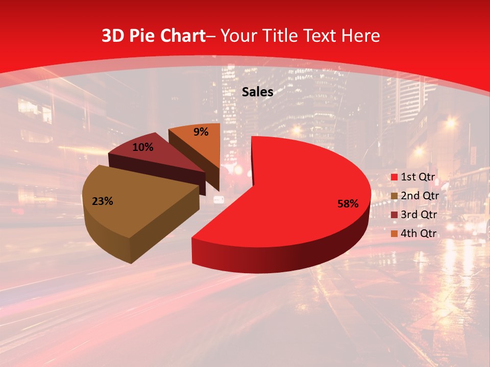 Transport Trail Building PowerPoint Template